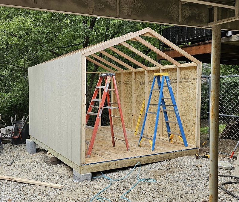 gable roof shed