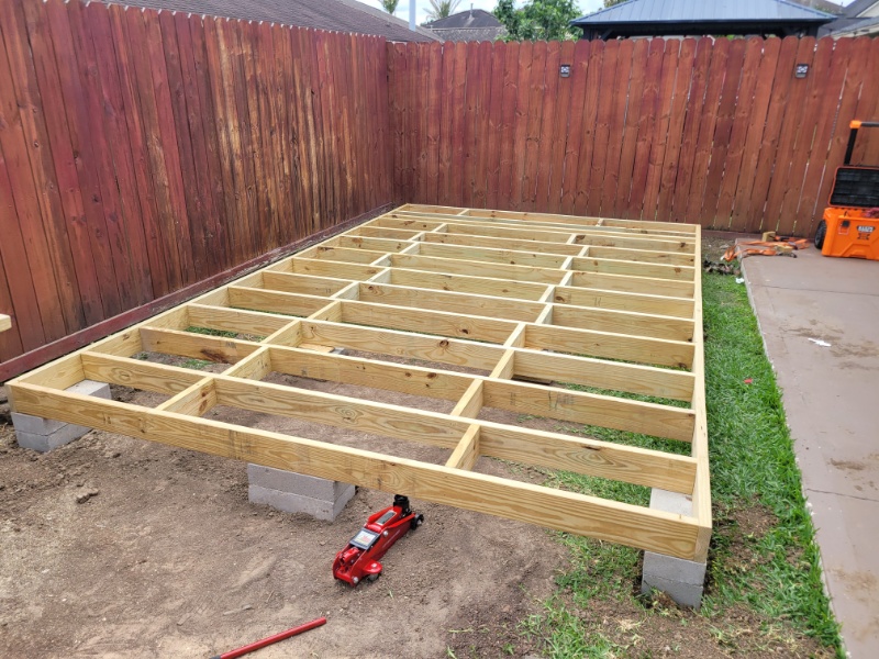 shed floor framing